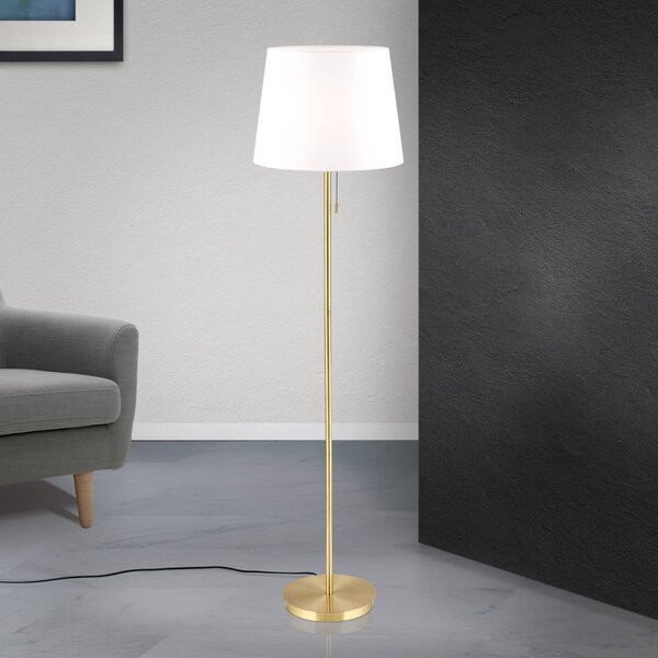 ORION Lampada da terra Ludwig, Ottone / Oro, Soggiorno / Sala da pranzo, Metallo, Moderno, Lampada da terra