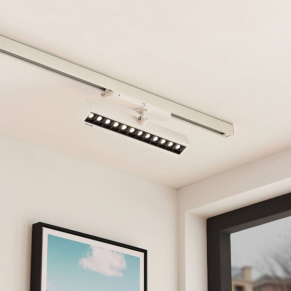 Arcchio Millay Faretto a binario LED bianco 3000K, Bianco / Opale, Studio / Ufficio, Alluminio, Moderno