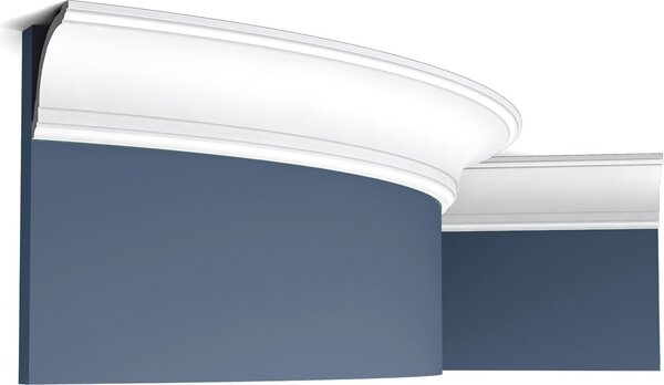 Cornice a soffitto Orac Decor CX199F AXXENT Rivestimento decorativo flessibile Rivestimento decorativo classico colore bianco 2 m