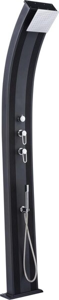 Doccia solare con doccetta DADA CURVE antracite
