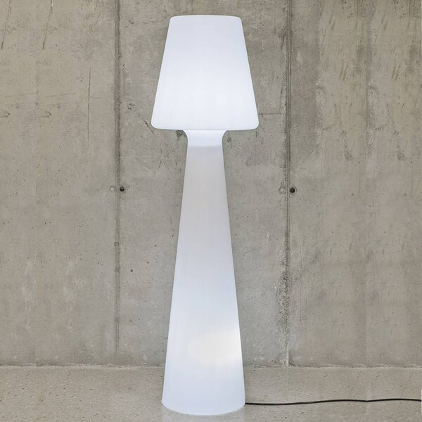 Newgarden Lola piantana LED, cavo, altezza 200 cm, Bianco / Opale, Plastica