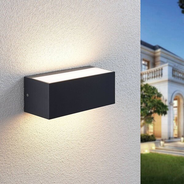 Lindby Applique LED da esterni Nienke, IP65, 23 cm