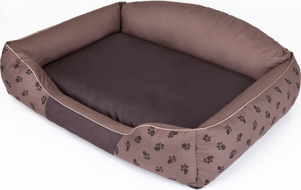 Cuccia per cani "Royal" -65x50cm- Robusta con schienale alto, morbidamente imbottita | Pillowprim