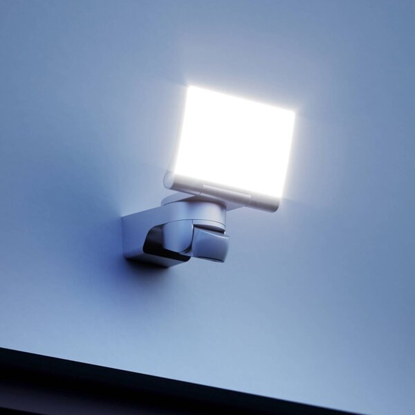 STEINEL XLED Home 2 SC faretto da esterni bianco, Bianco / Opale, Plastica, Moderno