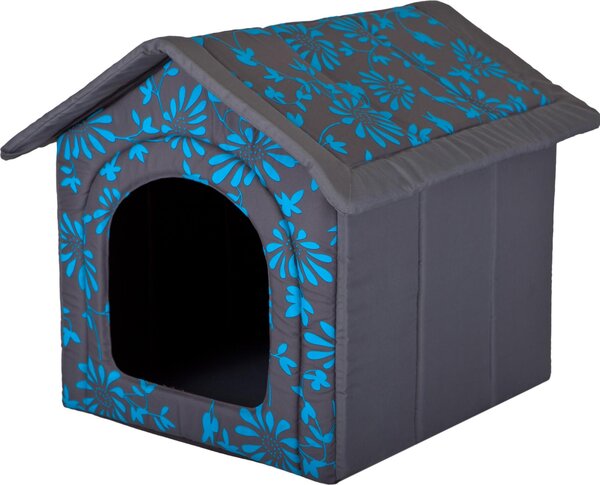 Cuccia pieghevole per cani R3 - 46x52x53 cm - per interni ed esterni - lavabile, leggera, stabile - tetto con zip | PillowPrim