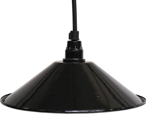 Lampada a sospensione Smalto - Nero