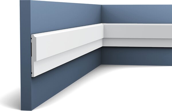 Orac Decor P9900 Luxxus Robusta modanatura a stucco Modanatura a muro Modanatura a fregio Profilo decorativo a cornice Modanatura antiurto | 2 metri