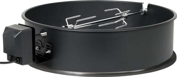 Set spiedo per barbecue BBQ-Toro per barbecue a bollitore Ø 57 cm con corpo barbecue, spiedo, motore e aghi per carne