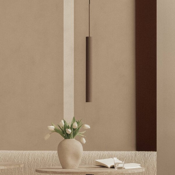 Audo Copenhagen Lampada a sospensione Tubulaire, dimmerabile, Bronzo / Ottone antico, Soggiorno / Sala da pranzo, Alluminio, Design, Lampada a sospensione