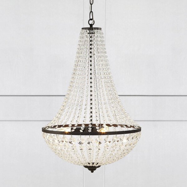 Markslöjd Lampadario di cristallo Gränsö, dimmerabile, Chiaro / Trasparente, Soggiorno / Sala da pranzo, Cristallo, Lampadario di cristallo