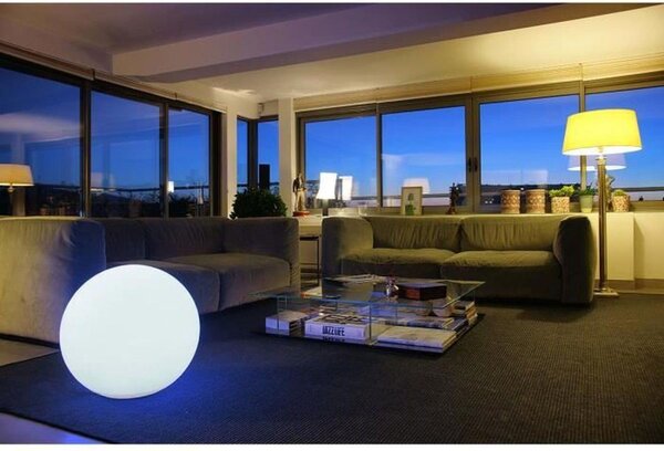 Luce LED per esterni a forma sferica, cablata - bianco, Bobby Ø 60 cm, attacco E27