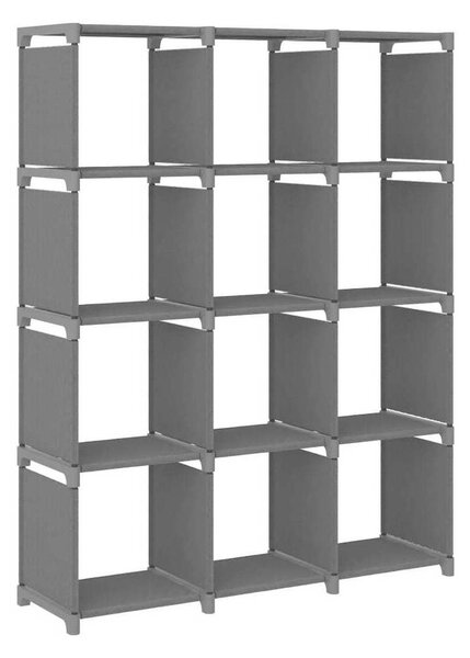 Mensola a muro VidaXL espositore 12 cubes