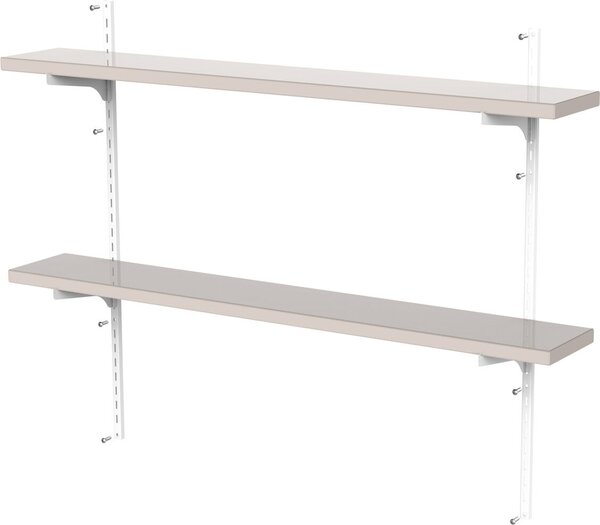 DURAMAX Set di mensole per casette da giardino in plastica DURAMAX 01000