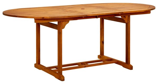 Tavolo da Giardino 200x100x74 cm in Legno Massello di Acacia