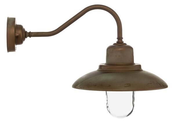 Moretti Luce Applique da esterni Patio, ottone-rame anticato Patio, Bronzo / Ottone antico, Ottone, Marittimo