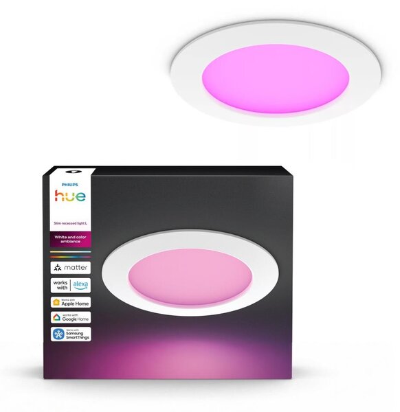 Philips - LED RGBW dimmerabile, lampada da incasso per bagno Hue SLIM LED/12W/230V IP44
