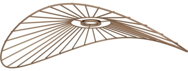 Brilagi - Lampadario LED a plafone CERIA WIRE 1xE27/60W/230V 40x56 cm nero/bronzo
