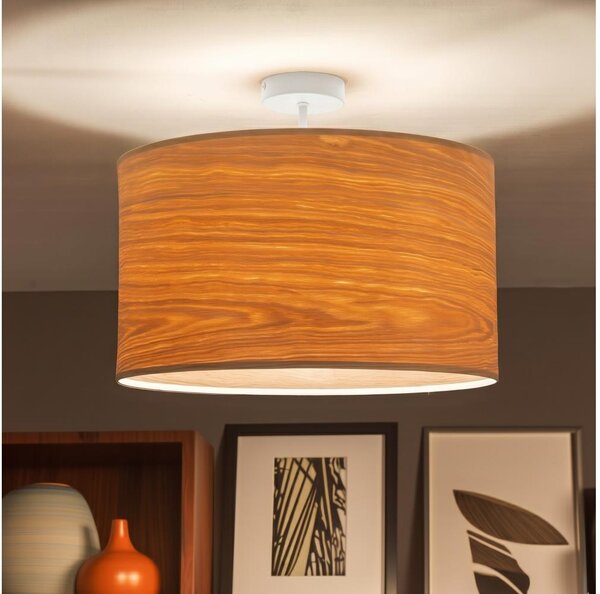 Brilagi - Plafoniera LED CERIA a montaggio superficiale 1xE27/60W/230V diam. 45 cm bianco/beige