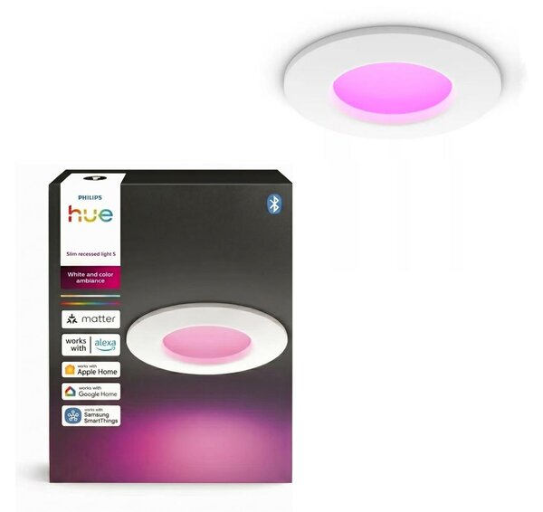Philips - LED RGBW dimmerabile per bagno, faretto da incasso Hue SLIM LED/8,3W/230V IP44