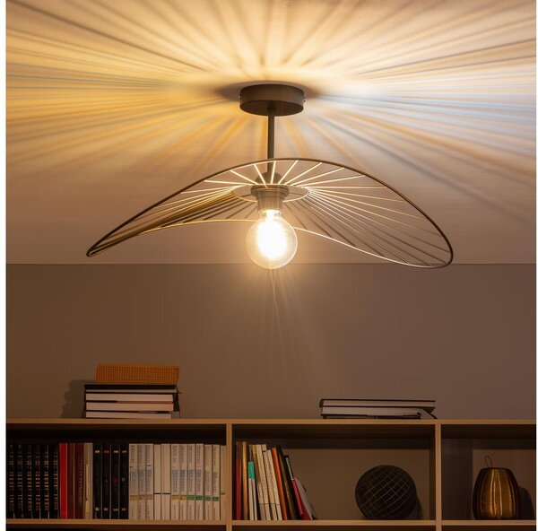 Brilagi - Lampadario LED a plafone CERIA WIRE 1xE27/60W/230V 40x56 cm nero/bronzo