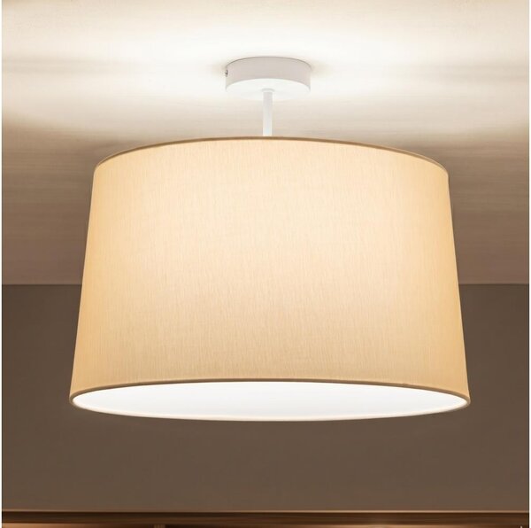 Brilagi - Plafoniera LED a montaggio superficiale CERIA 1xE27/60W/230V diam. 45 cm bianco/beige