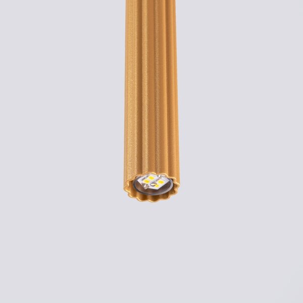Sollux SL.1339 - Lampadario a sospensione con filo ARCHE 1xG9/8W/230V oro