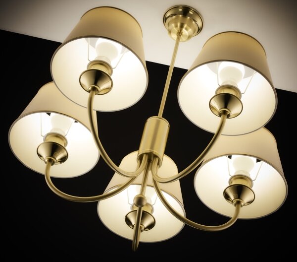 Jupiter 286 - CL 5 - Lampadario a stelo CLASSIC 5xE27/60W/230V