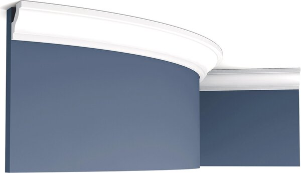 Orac Decor C230F Luxxus Modanatura decorativa flessibile Profilo decorativo Profilo a stucco per soffitti Cornicione decorativo Modanatura d'angolo | 2 metri