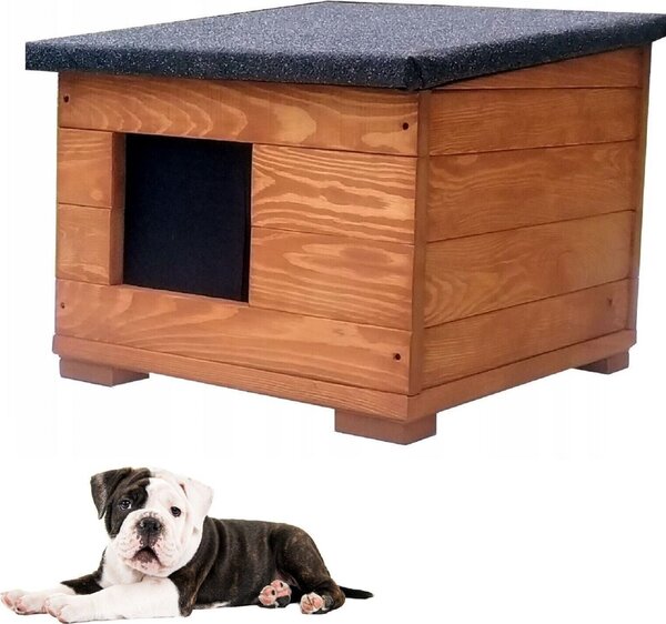 Cuccia per cani Casetta per cani in legno Casetta per gatti resistente alle intemperie 50x45x41 cm 10893