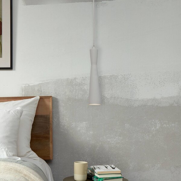 IT'S ABOUT ROMI Lampada a sospensione Bordeaux, grigio chiaro, 1 luce