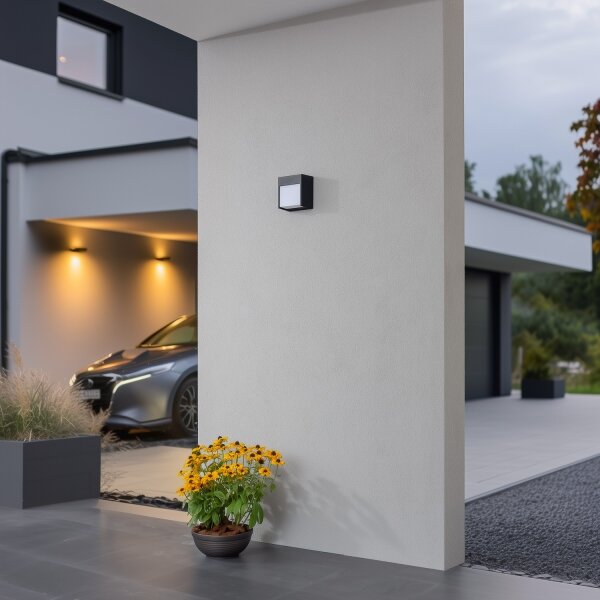 Brilagi - Applique a LED da esterno TERNI LED/12W/230V antracite IP44