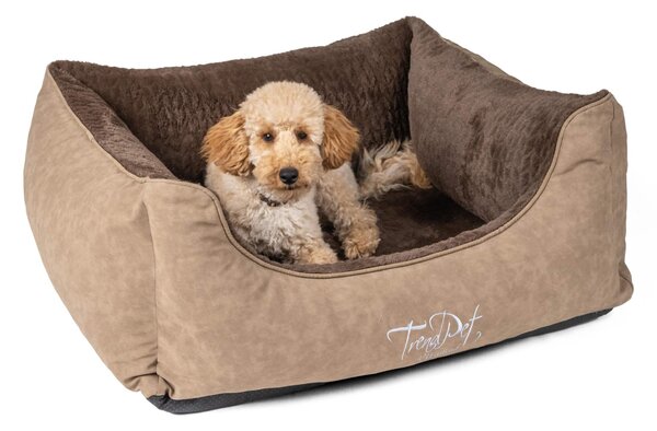 TrendPet VitaBed Style letto ortopedico per cani marrone (80x70x30cm)