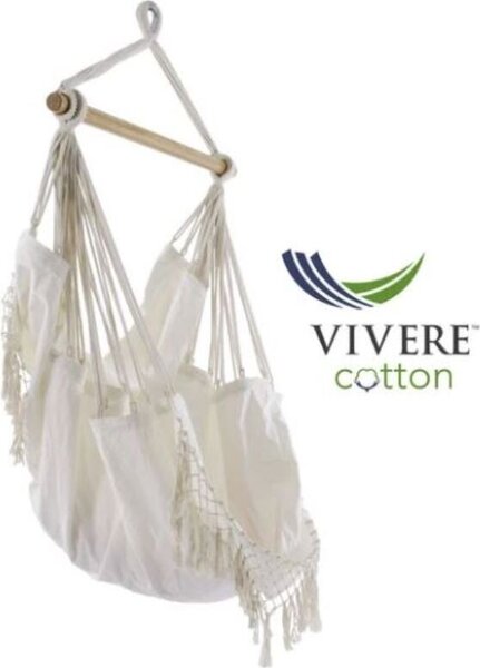 Amaca Vivere amaca sedia amaca in cotone stile brasiliano Colore: Naturale