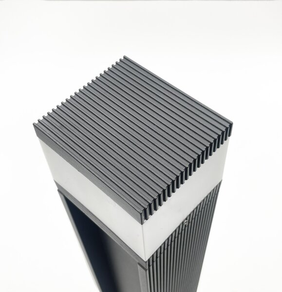 Lampada da esterno VESPER 1xG9/5W/230V IP44 50 cm nera