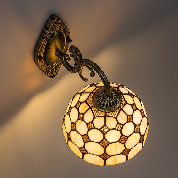 Brilagi - Lampada da parete in stile Tiffany DORAN 1xE27/40W/230V