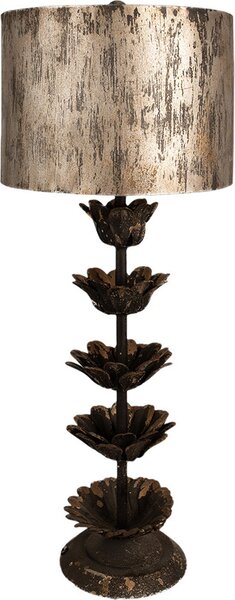 Lampada da tavolo Clayre & Eef Ø 30x81 cm in metallo marrone