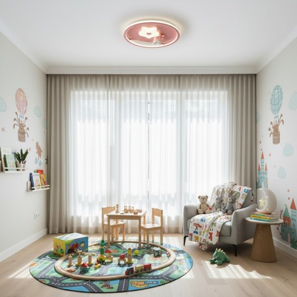Brilagi - LED dimmerabile, plafoniera per cameretta BUNNY LED/83W/230V 3000-6000K + telecomando