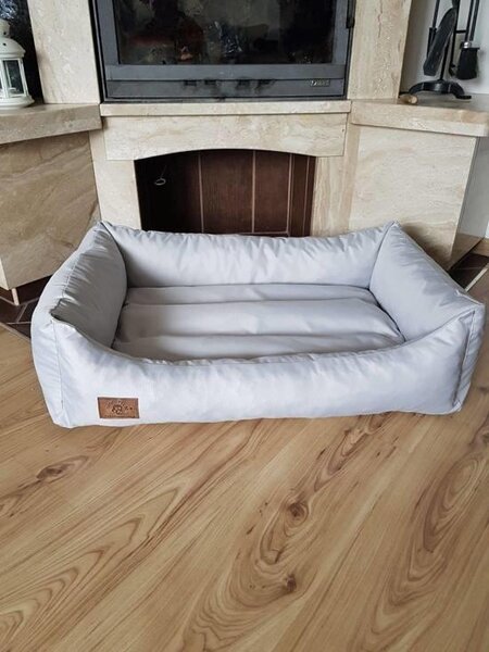 Lettino per cani XXL in Pelle finta 90x60 cm impermeabile e resistente ai graffi