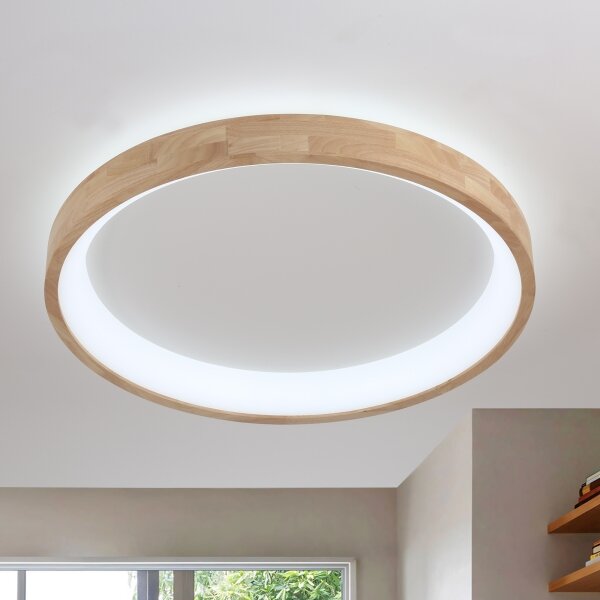 Brilagi-LED Plafoniera FALCON WOOD LED/60W/230V 3000/4000/6000K 80 cm legno