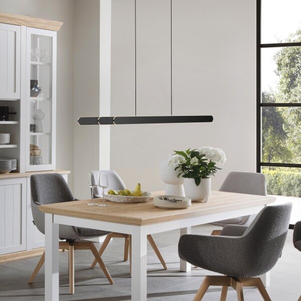 Schöner Wohnen 12577-18 - Lampadario LED dimmerabile su cavo ADRIANA 2xLED/24W/230V nero