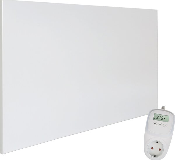 Viesta H900 Riscaldamento a Infrarossi - Bianco, 900 Watt, Senza Cornice + Termostato TH10