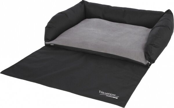 Lettino per cani Kerbl car 80x60 cm grigio e nero