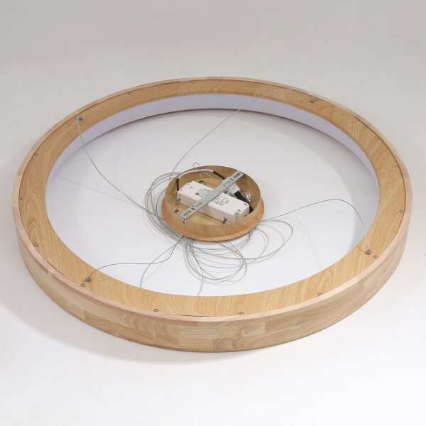 Brilagi -LED Lampadario a cavo FALCON WOOD LED/60W/230V 3000/4000/6000K 80 cm legno