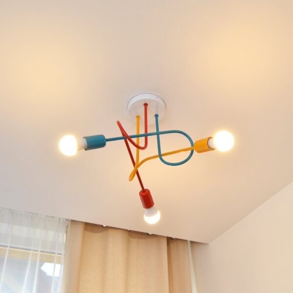 Lampadario a plafone OXFORD 3xE27/15W/230V