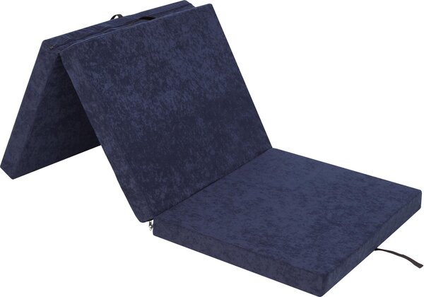Materasso pieghevole "BEN" - 195×80×8 cm - pieghevole, rivestimento lavabile, tessuto Aloba, come letto per gli ospiti, tappetino da allenamento o pouf | PillowPrim