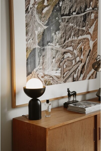 Osram - Lampada da tavolo DECOR BOWL 1xE14/25W/230V nera