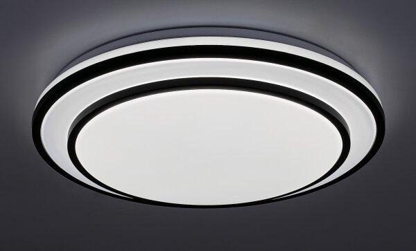 Rabalux 2130 - Plafoniera LED dimmerabile LUPITA LED/40W/230V nera + telecomando