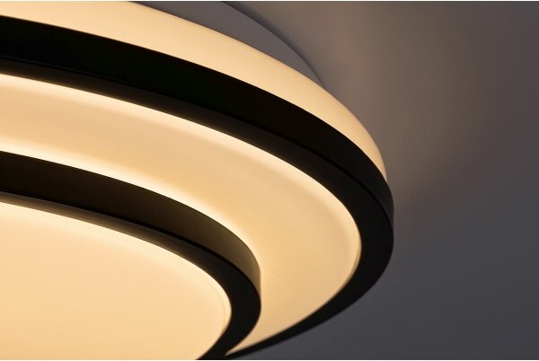 Rabalux 2130 - Plafoniera LED dimmerabile LUPITA LED/40W/230V nera + telecomando