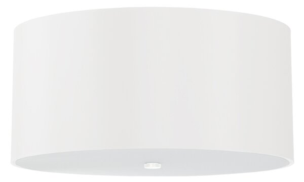 Lampadario OTTO 50 bianco 5xE27 15W tessuto/vetro/acciaio 30x50x50cm Sollux Lighting
