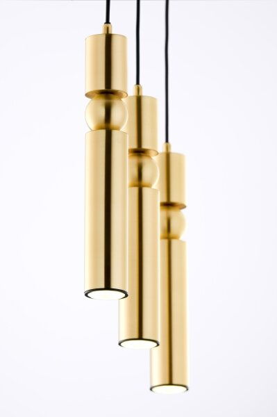 Jupiter 2010 - Lampadario a sospensione con filo ALAS 3xGU10/10W/230V oro